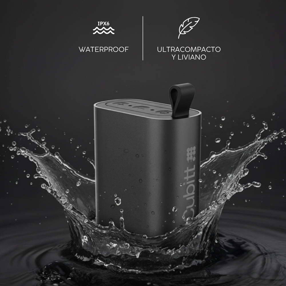 Cubitt Power Mini Speaker #color_obsidian black