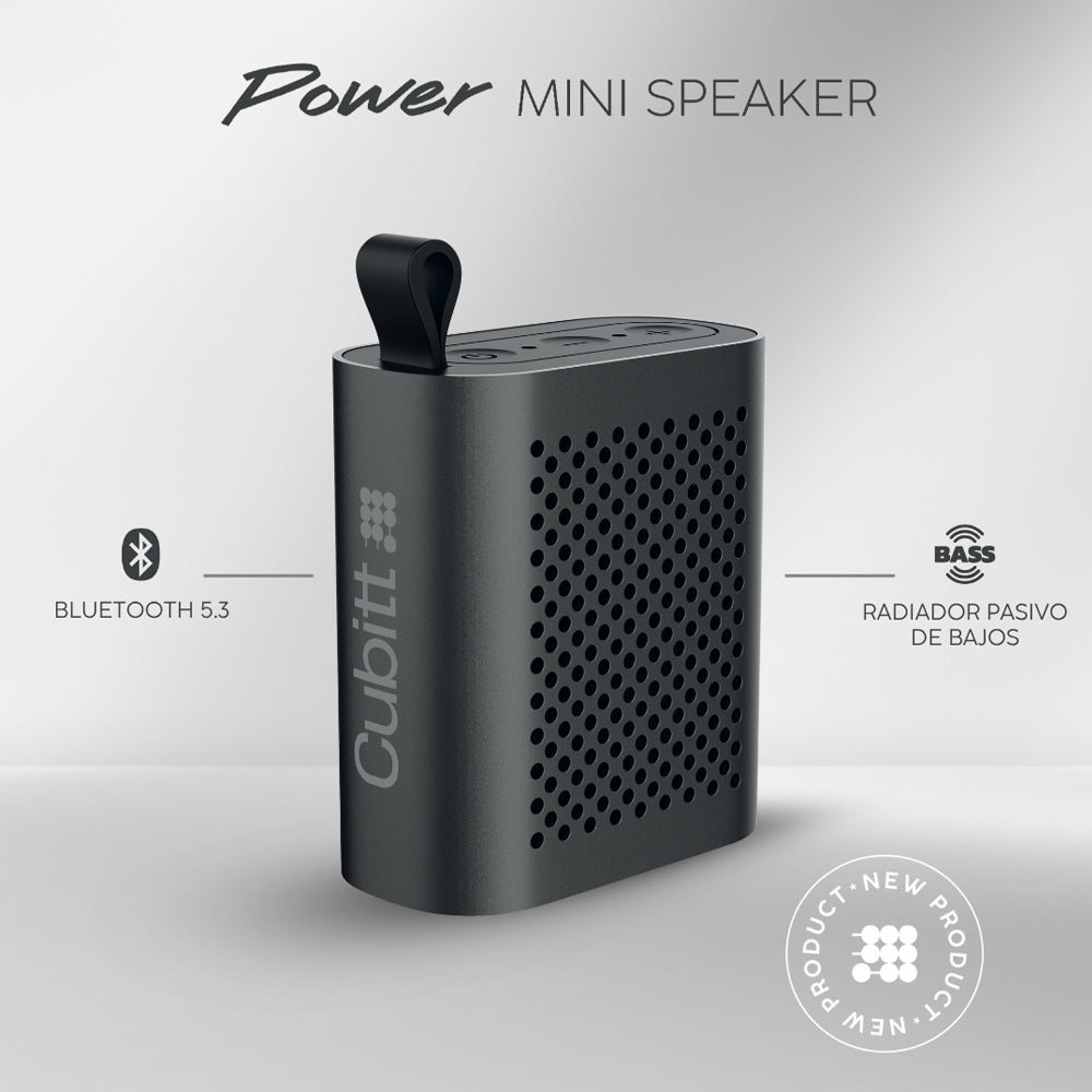 Cubitt Power Mini Speaker #color_gun metal