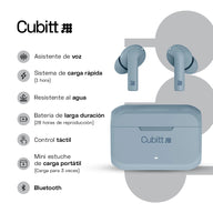 Audífonos Cubitt Wireless Earbuds Gen2 #color_dusty blue
