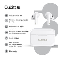 Audífonos Cubitt Wireless Earbuds Gen2 #color_snow white