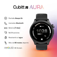 Reloj Cubitt AURA #color_obsidian black